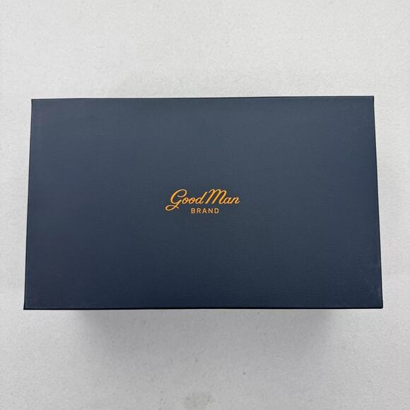 New Good Man Brand Black Dark Vachetta Edge Italy Sneakers Size 10 - Picture 6 of 7